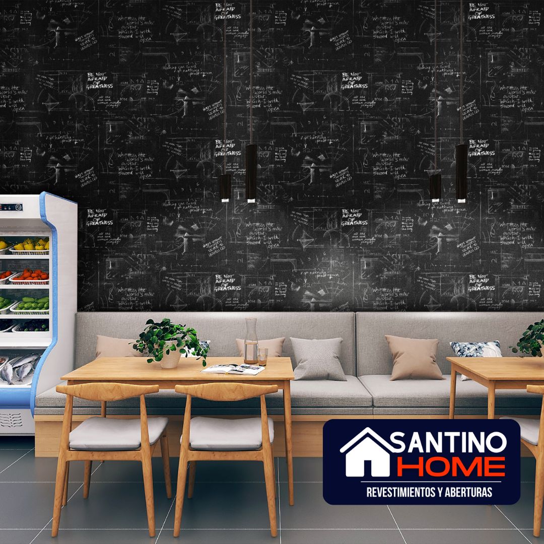 Rollo adhesivo negro grafiteado COD.6020 - Imagen 4