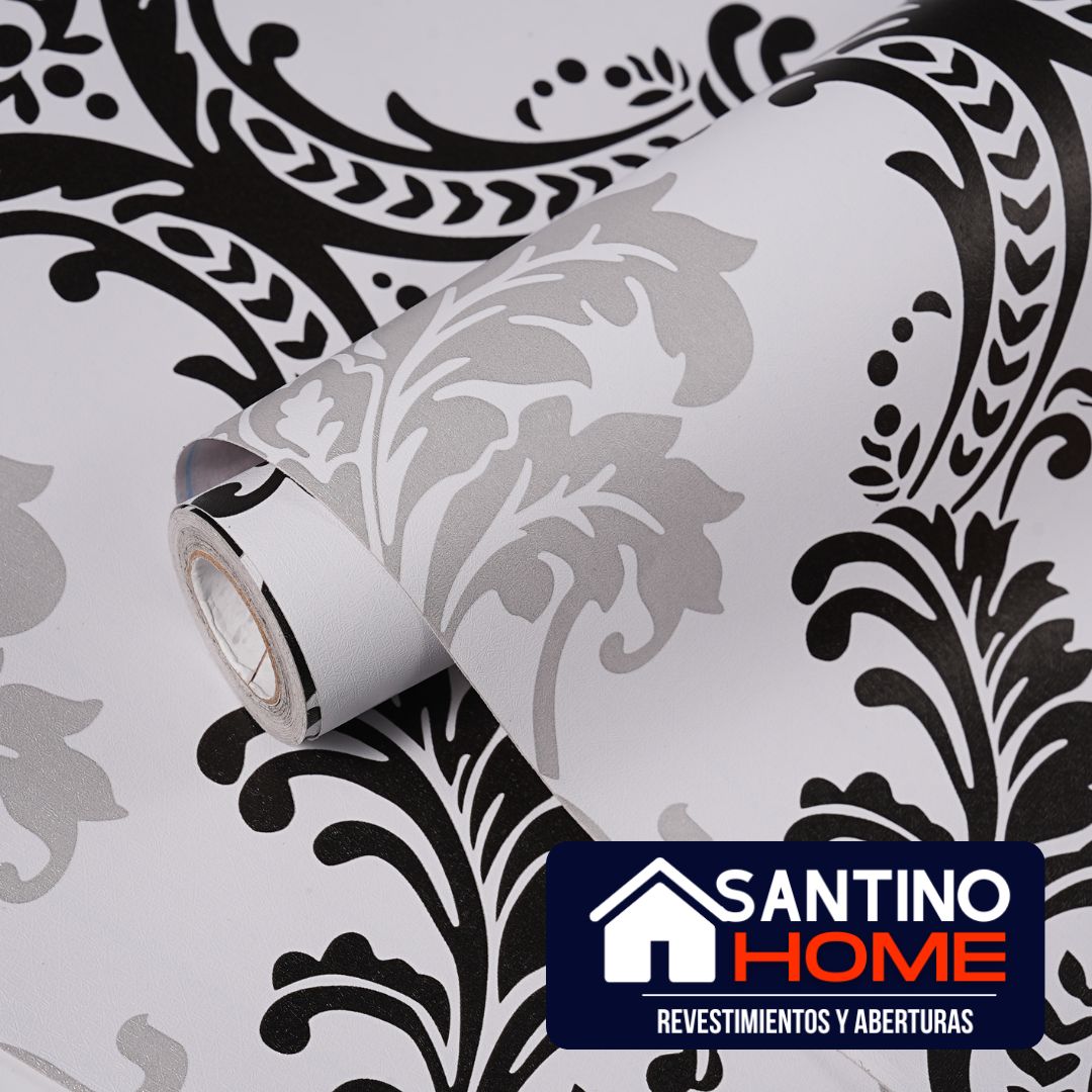 ROLLO AUTOADHESIVO DE PARED CON ROMBOS ARABESCO HY9606 - Imagen 2